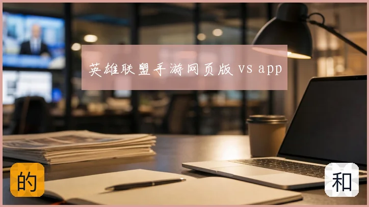 英雄联盟手游网页版 vs app